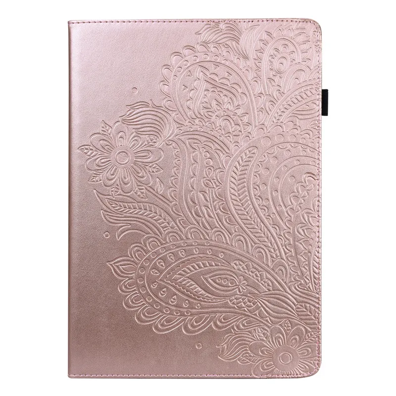 Peacock Flower PU Leather iPad Cases Embossing Tablet Card Slot Holder Protector Cover for iPad 10th 10.9 pro 11 min 1 2 3 4 5 6 9.7 10.2 10.5