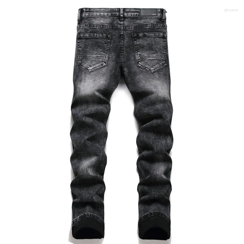 Mejor Precio En A Granel Jeans Homme Dechire Trou Brode Pentagramme Petit Pied Style Punk Pantalon En Jean Streetwear Pantalon Hip Hop Homme Envio Gratuito DHgate Moins Cher Que CIMALP