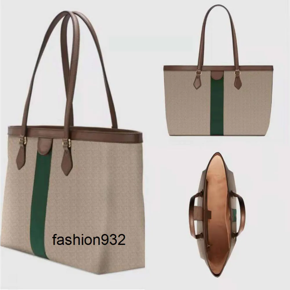 Compras Sacos de compras fim de semana passeio Praia Férias Sacos de ombro Saco de axilas Sacos de compras Bolsas femininas Totes Alça marrom 4 cores contrastantes Estilos 37cm HQ