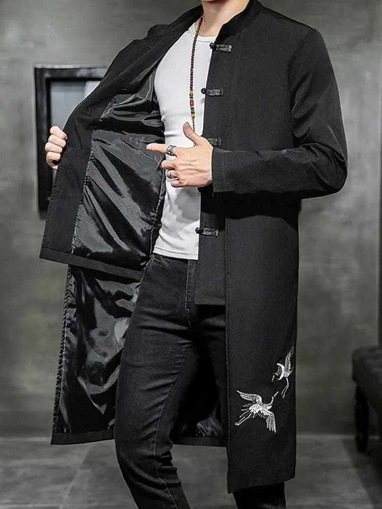 Chinese style deals long coat