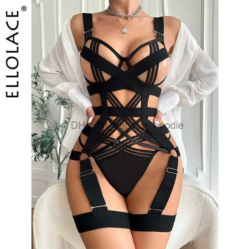 Ellolace Naked Bandage Lingerie Set Sexy Spandex Lingerie For Women,  Uncensored And Transparent L230920 From Trapstar_hoodie, $4.47