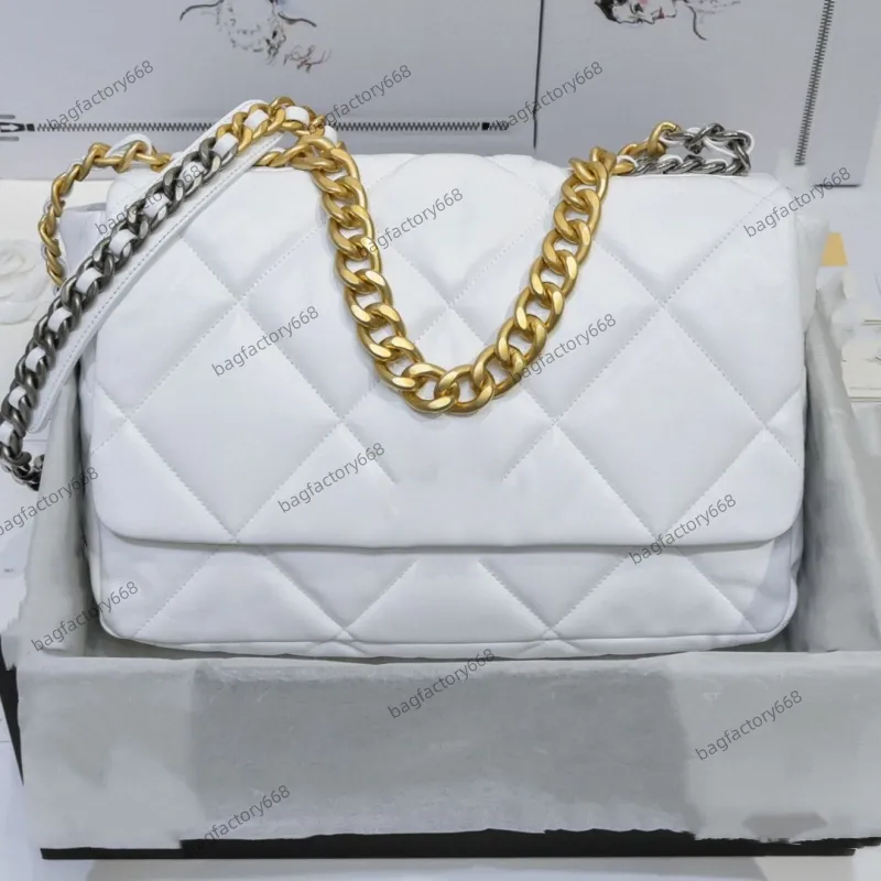 White purse gold chain sale