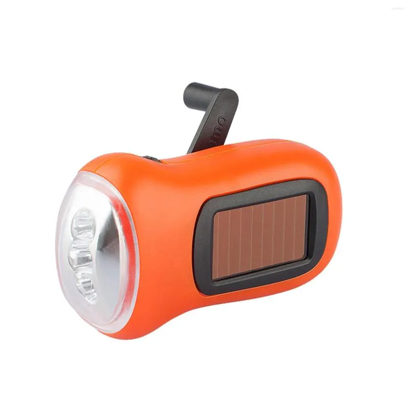 Flashlights Torches Hand-Cranking Charging Solar Powered Emergency Strong Light For Storm Outage Blackout