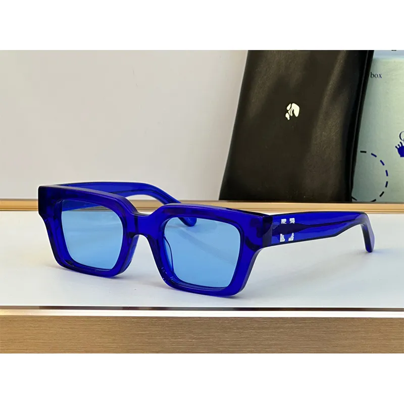 Off white sunglasses men's designer full PC frame UV400 protection