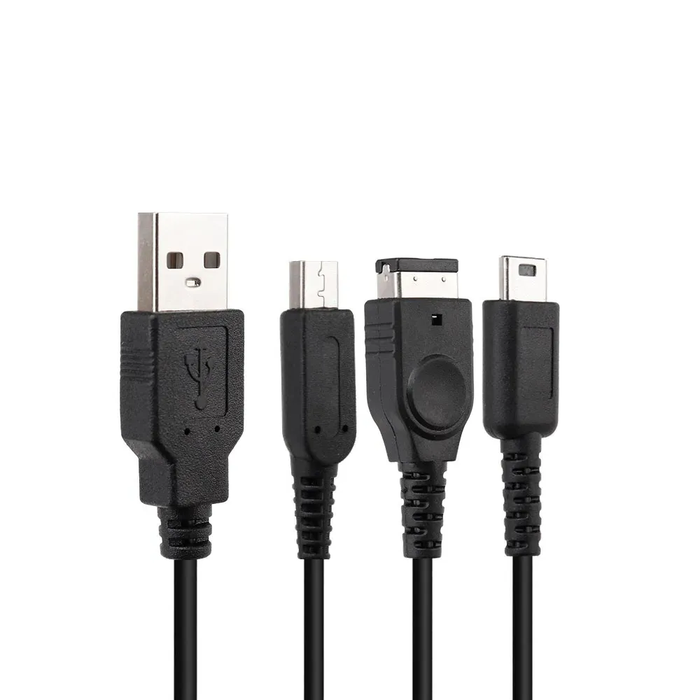 Cable de carga de 1,2 m, Cables de carga USB, línea de plomo para consola controladora GBA SP NDSI NDSL