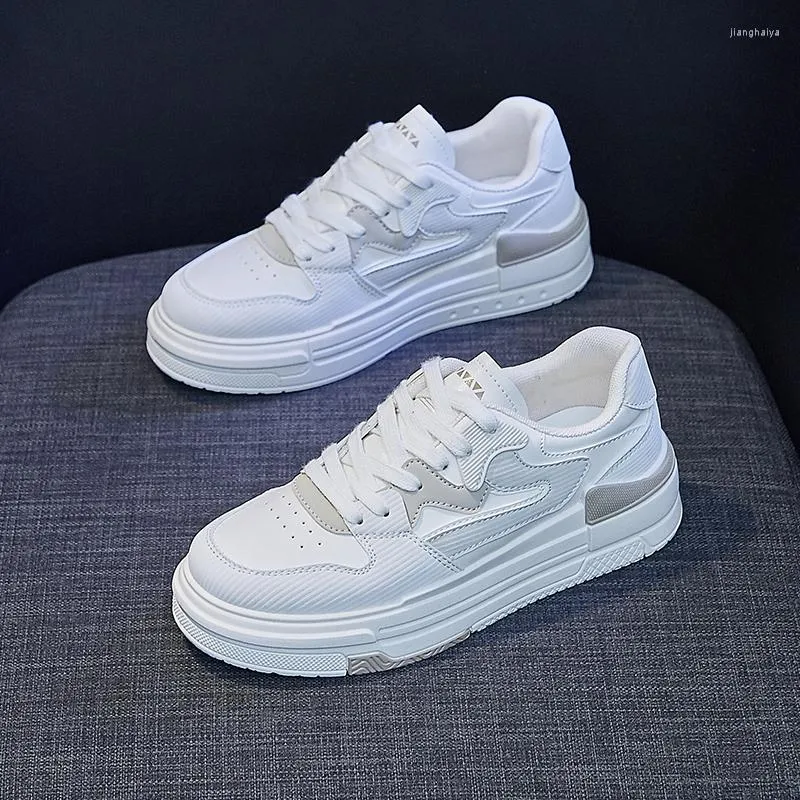 Scarpe eleganti Donna Casual Sport Appartamenti Traspirante Corsa Skatebord Tenis Feminino Bianco Walking Runing Vulcanizzata