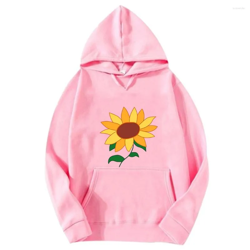 Hoodies masculinos casal sol flor impressão manga longa solta casual moda streetwear primavera outono topos pullovers tamanho asiático