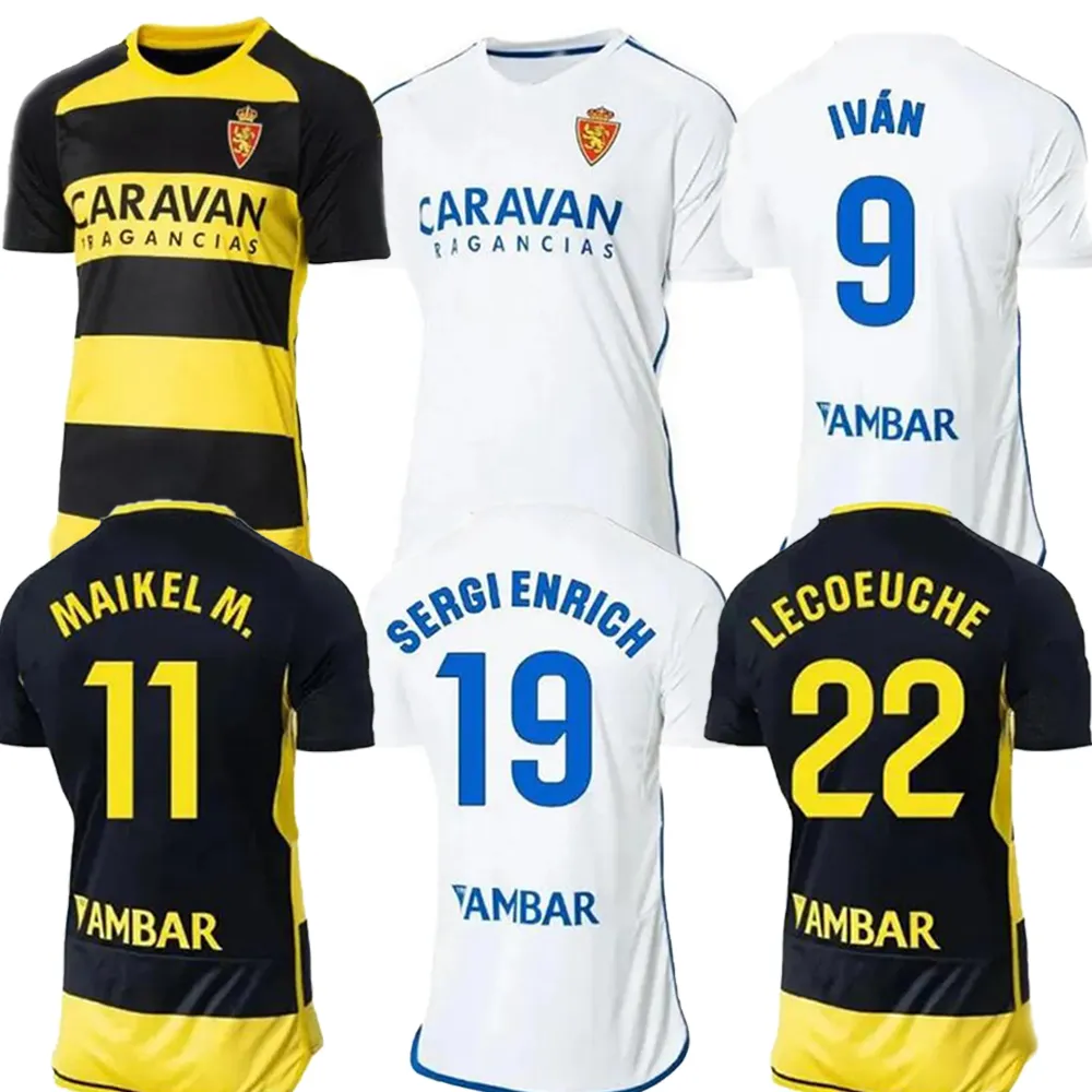 BERMEJO 10 Aangepaste 23-24 voetbalshirts voetbalshirt Thaise kwaliteit dhgate Korting Ontwerp je eigen voetbalkleding IVAN 9 SERGI ENRICH 19 TONI MOYA 21 MAIKEL M. 11 slijtage