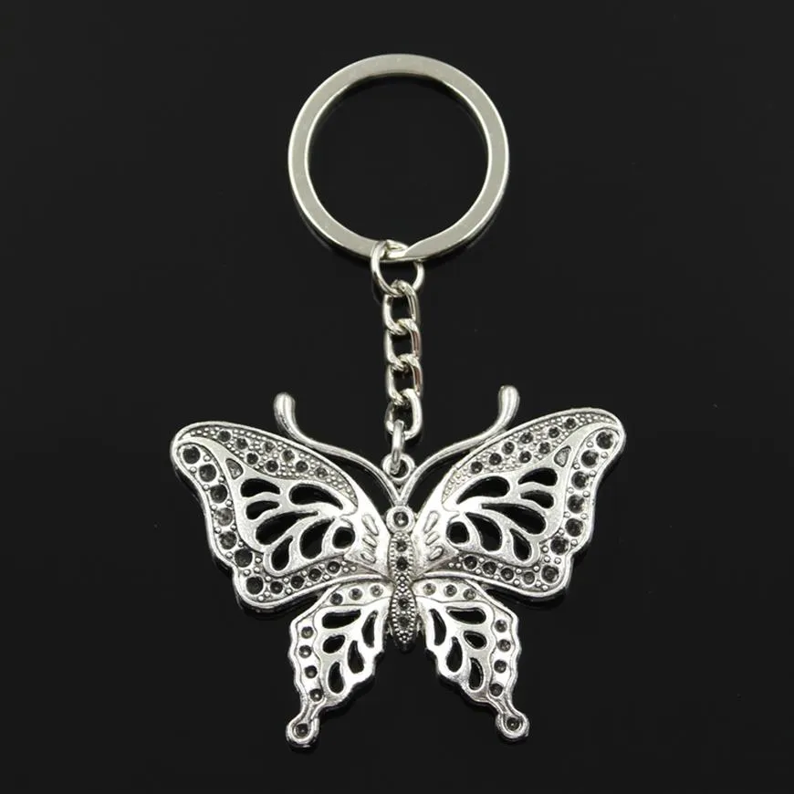 Diamètre de mode 30 mm Anneau en métal Chaîne Keychain Bielchies