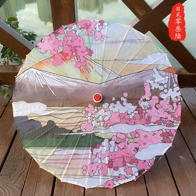 japanese design patio umbrella stand [Cypress, Cherry tree] – 和傘CASA patios and backyard lounge areas Japanese Style Umbrellas High Grade