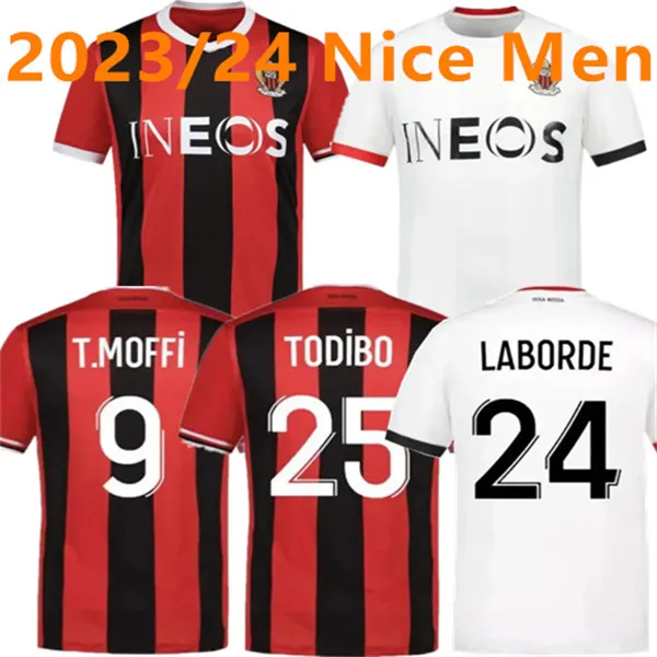 Nieuwe voetbalshirts 2023/24 DELORT MELOU GOUIRI DOLBERG DANTE KAMARA ATAL Heren voetbalshirts