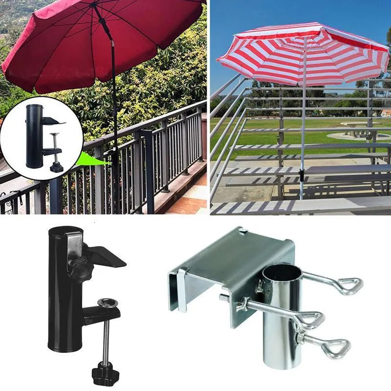 Porte-parapluie à pince lourde, Durable, résistant à l'usure, antirouille, facile pour la plage, la cour, le balcon, 230920
