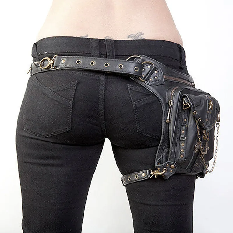 Punk rock shop fanny pack