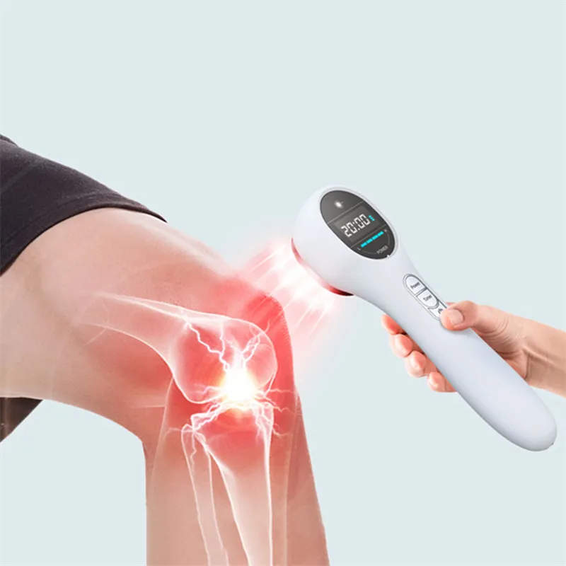 Laser-fotontherapie-apparaat Koude laser Rood en nabij-infraroodlichttherapie-apparaat Handheld pijnverlichting