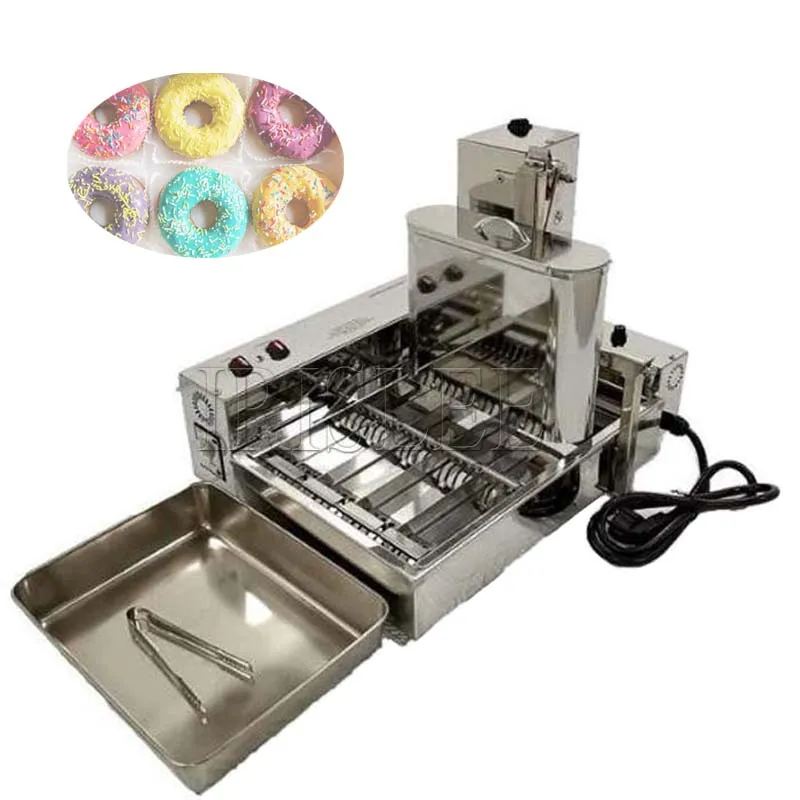 Máquina automática para hacer donas, máquina para hacer donas, freidora de pastel de rosquilla