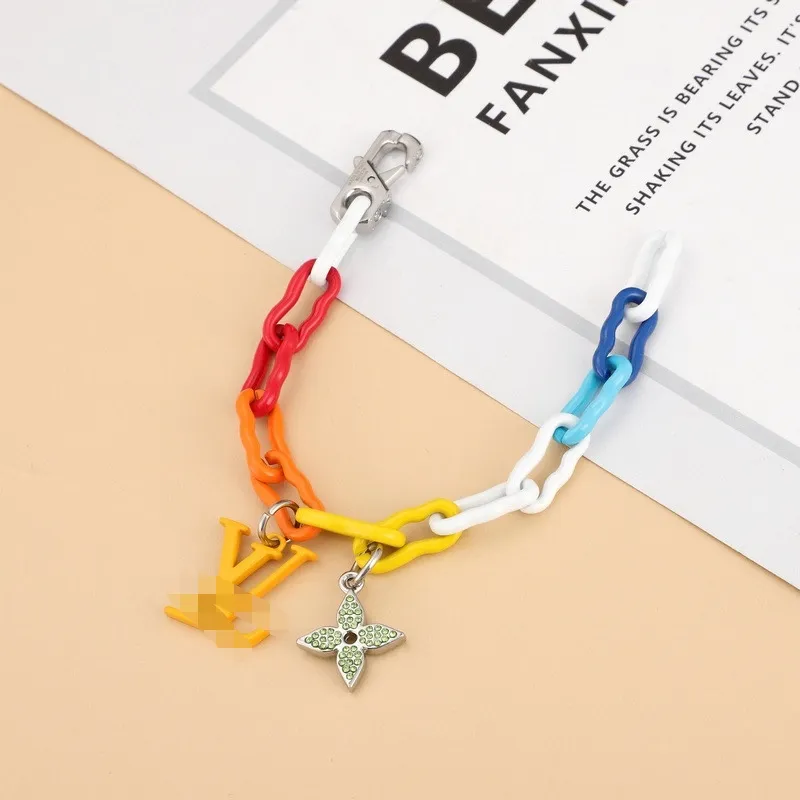 Akwarela Monogram Rainbow Charms Bransoletka