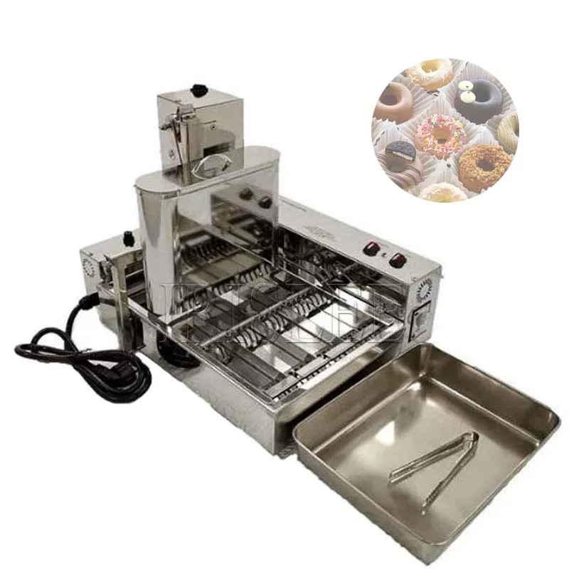 Commerciële elektrische donut maker machine bolvorm donut machine cake donuts friteuse