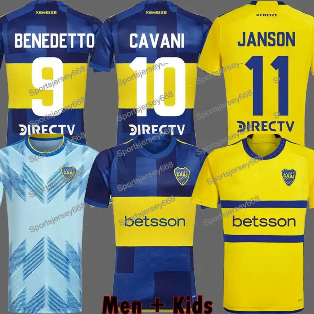 2023 2024 Ca Boca Juniors Cavani Soccer Jerseys 23 24 Carlitos Retro Maradona Club Atletico Conmebol Libertadores Janson Football Shirt