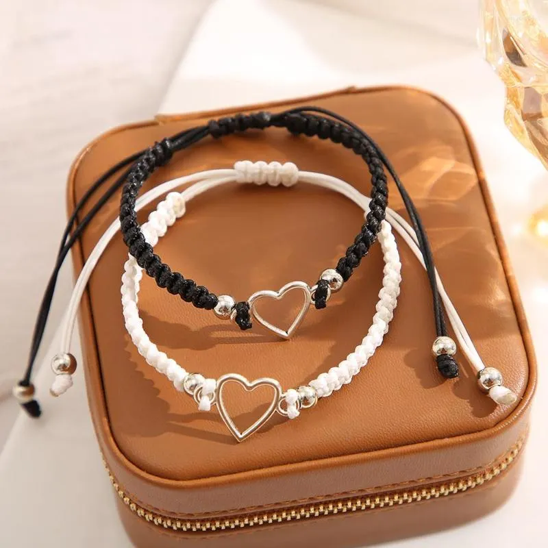 2pcs Magnetic Couple Bracelets Love Heart Relationship Matching Rope  Bracelet Mutual Attraction Friendship Chain Bracelet Gift For Boyfriend  Girlfrien | Fruugo NO