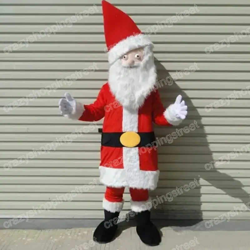 Halloween Santa Claus Mascot Costume Najwyższa jakość Kreskówka postać bohatera Bożego Narodzenia Karnawał garnitur