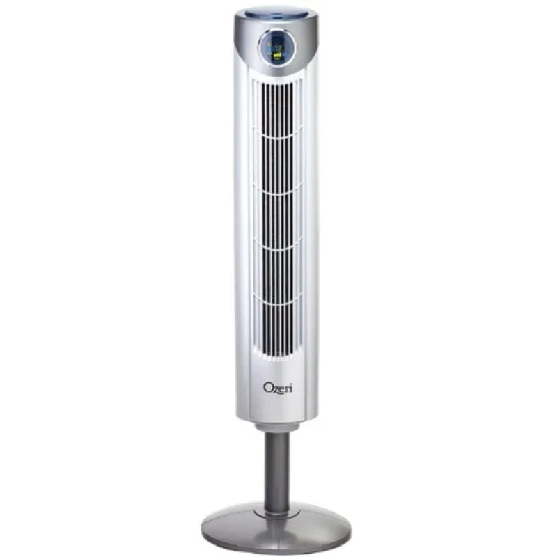 Ozeri Ultra 42 Wind Adjustable Oscillating Noise Reduction Technology Tower Fan