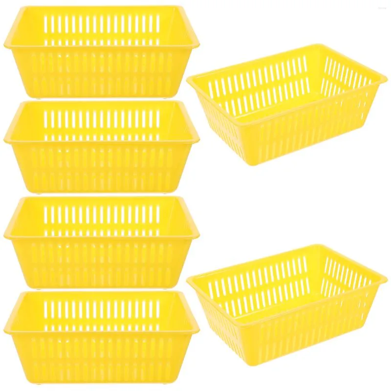 Dinnerware Sets 7 Pcs Storage Baskets Woven Coin Sundry Container Decorative Game Currency Multipurpose Plastic