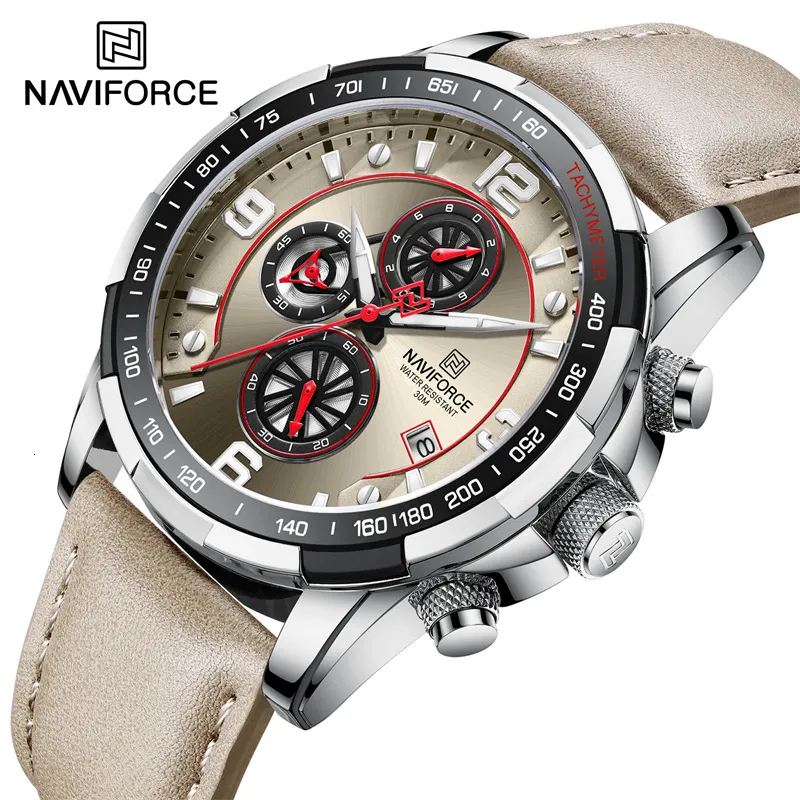 Wristwatches Top Brand Luxury NAVIFORCE 100% Original Fashion Watch For Men Multifunction Sport Waterproof Man Quartz WristWatches Clock 230921