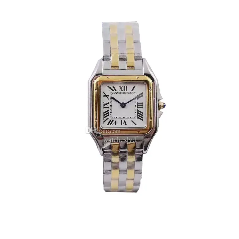 Uhr Saphir Glas Luxury Watch Panthere Quartz Движение модные часы жены изящные наручные часы Horloge Lady смотрит на водонепроницаемые запясть