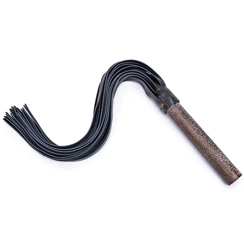 Cravache d'équitation en cuir rouge 76,2 cm14 - Sport