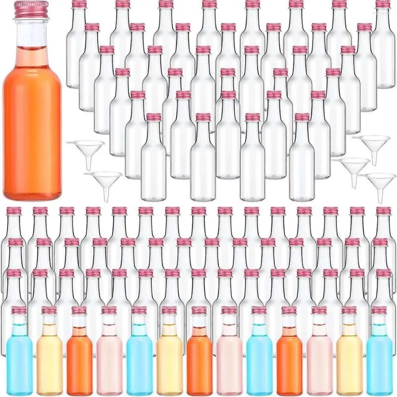 زجاجات المياه 100 ٪ ميني الخمور البلاستيك زجاجة الروح الفارغة