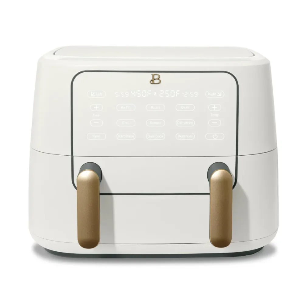 9qt 9QT Family-Size Air Fryer with Dual Basket & Sync Finish - Oil-Free ...