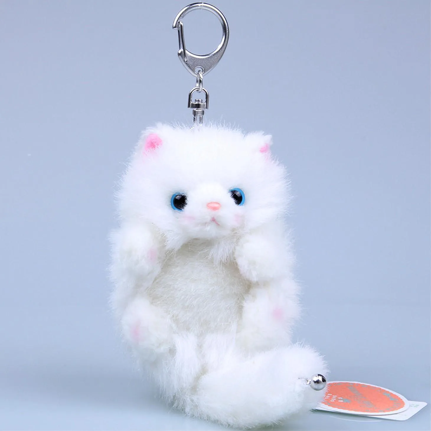 Portachiavi di peluche Simpatico animale di peluche Mini peluche Ornamenti  per gatti Piccoli gatti di peluche Piccolo gatto di peluche Portachiavi