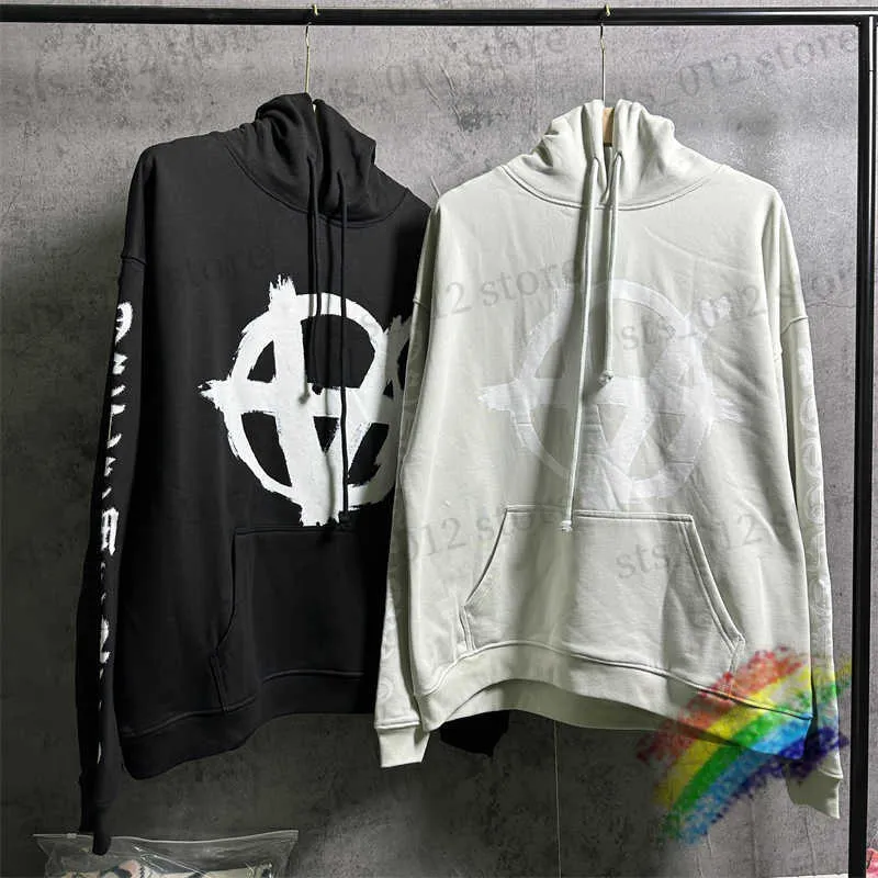 Heren Hoodies Sweatshirts Bladerdeeg Print Hoodie Mannen Vrouwen 1 1 Gewassen Borduren Capuchon Zware Stof Casual VTM Trui T230921