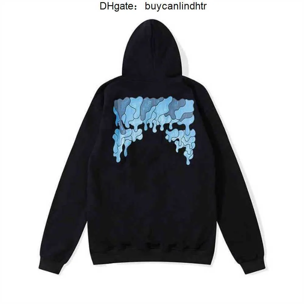 Ow Off White Classic Arrow Hoodie Graffiti Unicorn Sweatshirts Arm