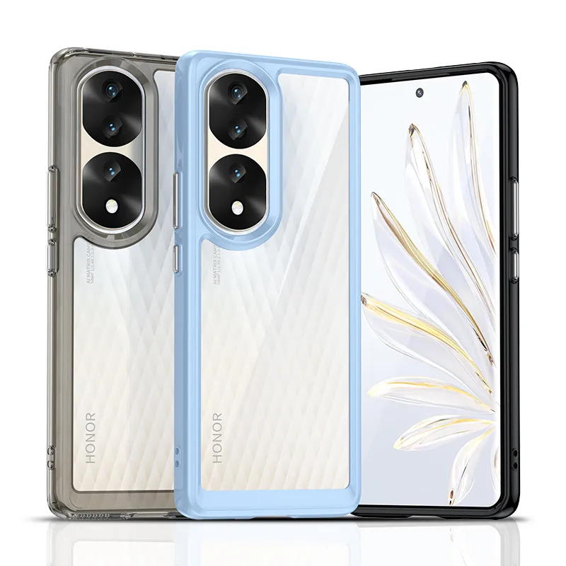 Acrylic Cases For Huawei Mate 60 X5 Honor X8 Magic 5 Play 6T Pro Plus 5G Shockproof Rugged Phone Case