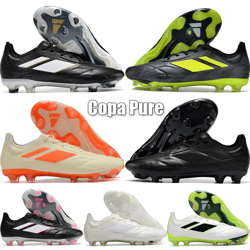 Copa Pure Mundial FG Homens Chuteiras Injeção.3 Crazycharged Pack Low Champions Calçados Branco Crazyrush Pearlizado Outdoor Big Kids Chuteiras Tamanho 39-45