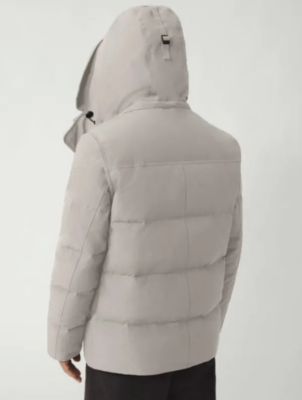 Kanada puffer kurtki mężczyźni projektant prawdziwy futra futra na zewnątrz wiatrówek jassen wierzchnia wierzchnia czteroosobowa manteau w dół płaszcz hiver parka doudoune 4c48m