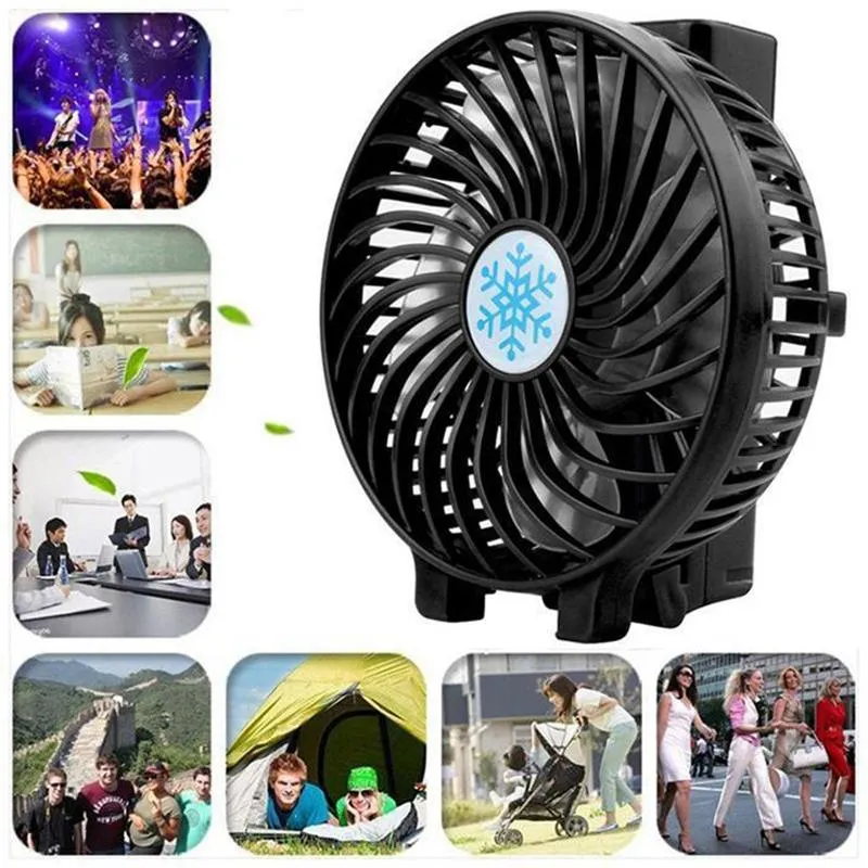 Portable USB Battery Fan Foldable Air Conditioning Fans Foldable Cooler Mini Operated Hand Held Cooling Fan