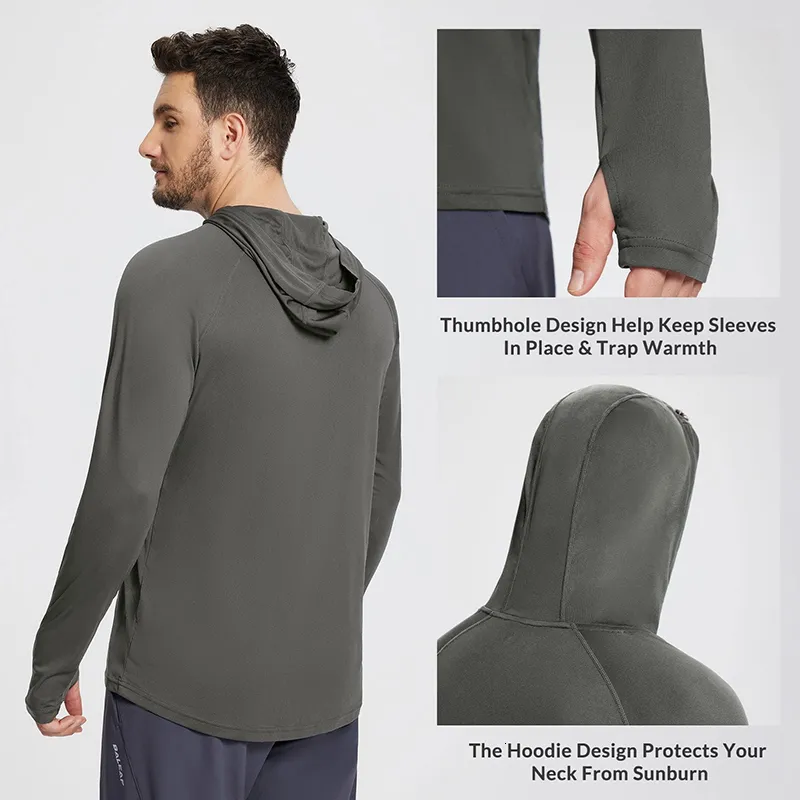 Sun Protection Mens Hoodie: Quick Dry, Lightweight, And UV Protective T  Shirt For Outdoor Activities And Workout From B121144507, $10.26