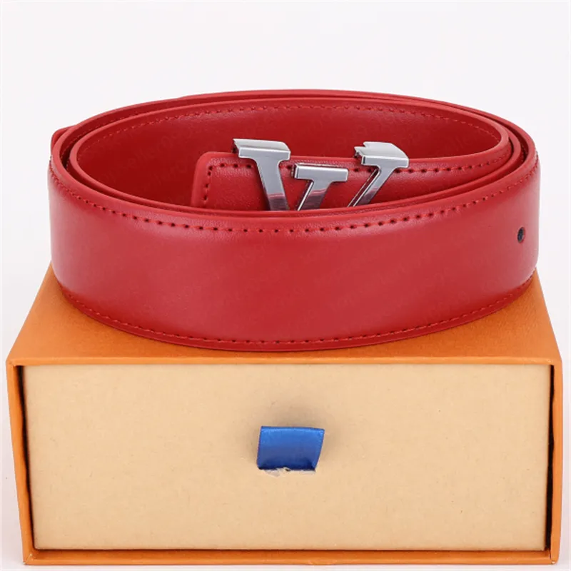 Womens Designer Belt Gold Silver Buckle Genuine Cowhide Letters Style for Man Woman Waistband Belts Width 3.8cm 6 Color