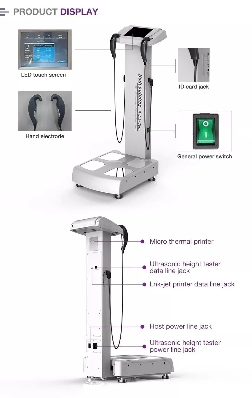 body composition analyzer body analyzer machine body fat analyzer machine with factory price