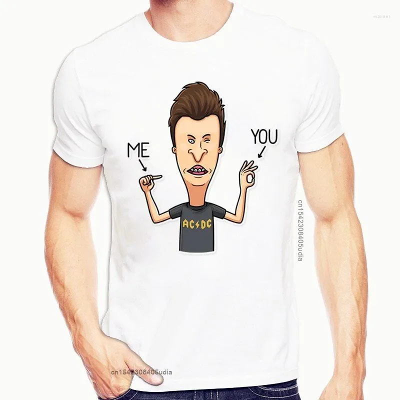 Mannen T-shirts Beavis En Butthead Print T-shirt T-shirt Voor Mannen Vrouwen Mannelijke Plain Crazy Tees Katoenen Top T-shirts