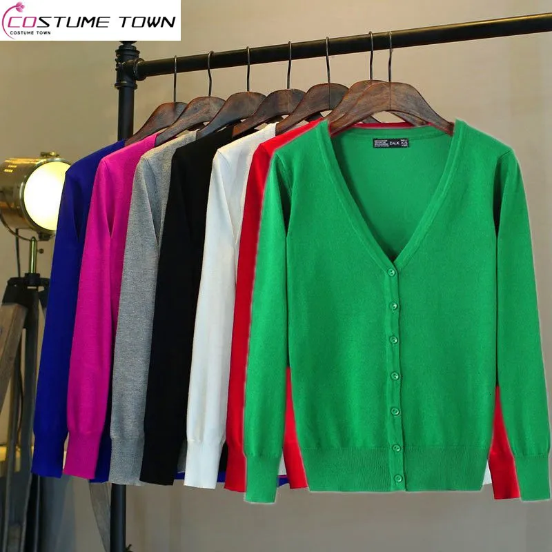 Mulheres Malhas Tees De Malha Cardigan Mulheres Primavera e Outono Roupas Versão Coreana Suéter Curto Manga Comprida Xaile Jaqueta Pequena 230921