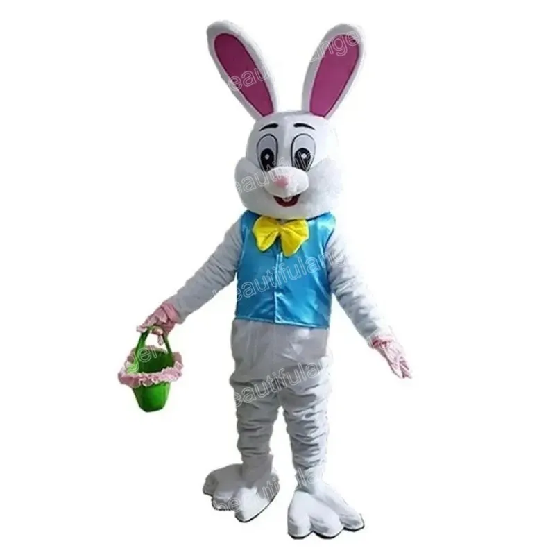 Halloween Rabbit Mascot Costumes Simulation Top Quality Cartoon Theme Character Carnival Unisex Adults Outfit Christmas Party Outfit Suit