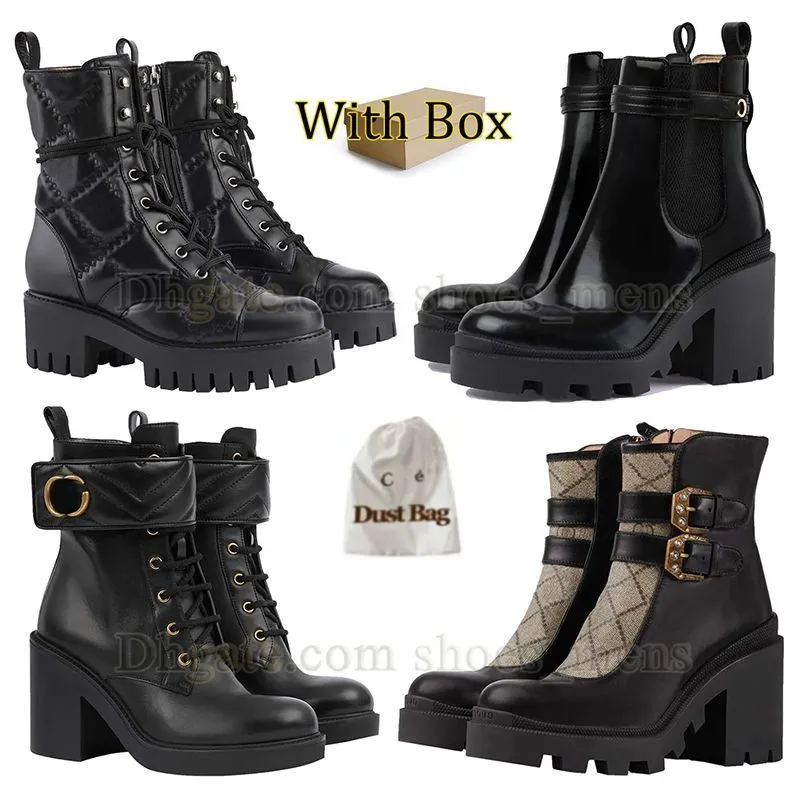 Designer Martin Boots Kniehoge leren laarzen Enkellaarsjes voor dames Rits Woestijnlaarzen Snowboots Veterlaars Combat laars Rubberen platformlaars Hoge hak met doos