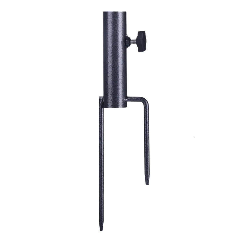 Heavy Duty Portable Outdoor Brolly Stand With Metal Flag Holder For