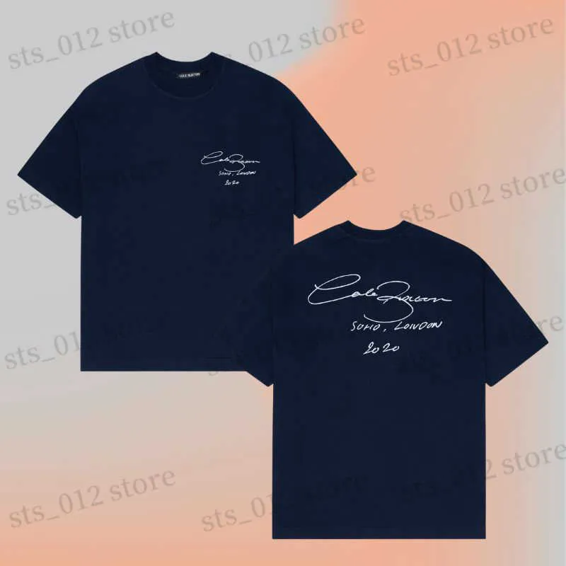 Camisetas de camisetas masculinas Camiseta Cole Cole Buxton Tshirts Slogan Slogan Patch Designer Camise