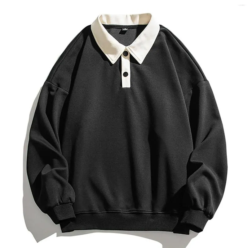 Men's Hoodies Light Weight Sweatshirts Casual Solid Shirt Long Sleeve Top Round Neck Fashion Sweatshirt Zippe Men