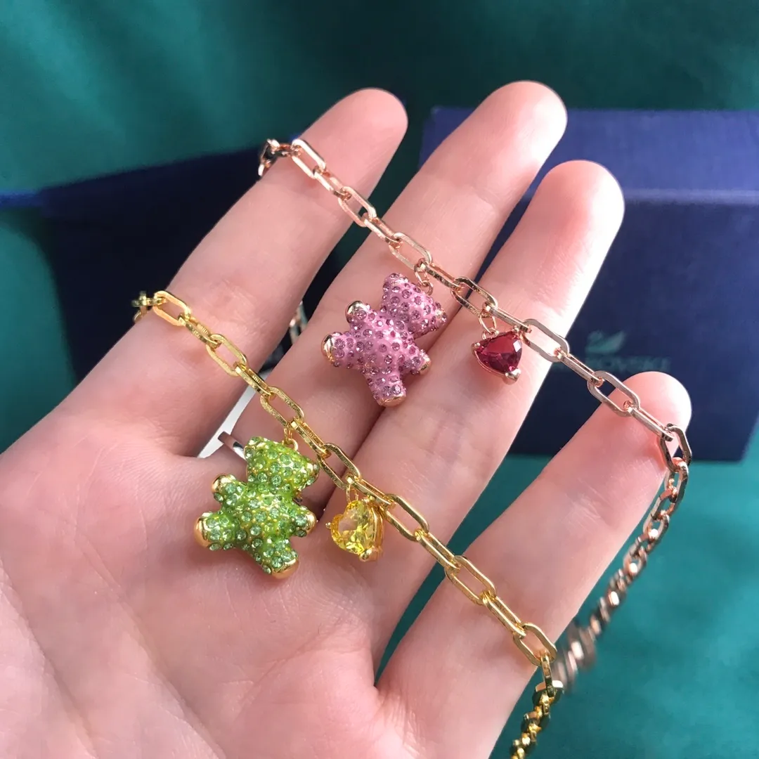 Christmas Charm Jewelry Set: Pink & Green Fashion Necklace, Earrings ...