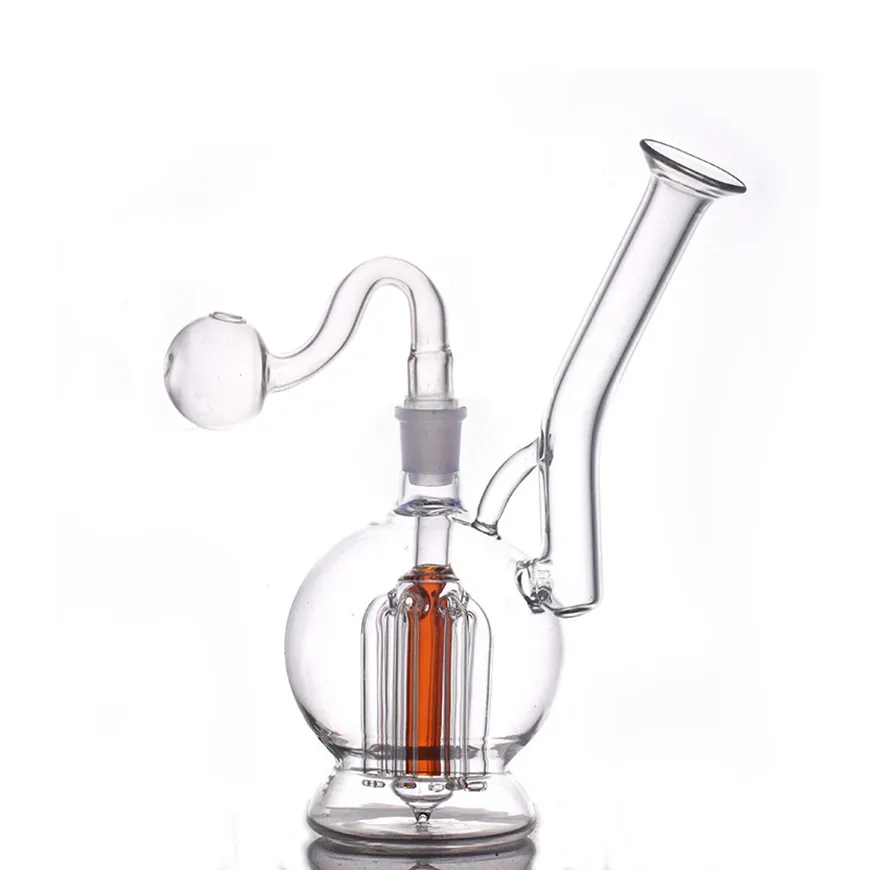 1st 14 mm kvinnliga glas bongs oljebrännare vattenpipa armträd percolator handrökning vatten rör dab riggar ask catcher ashcathcatcat bong med manlig glas oljebrännare rör